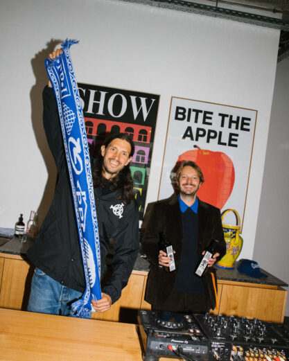 Valentino Betz und Marvin Schuhmann in ihrem Public Possession Store im Luitpoldblock